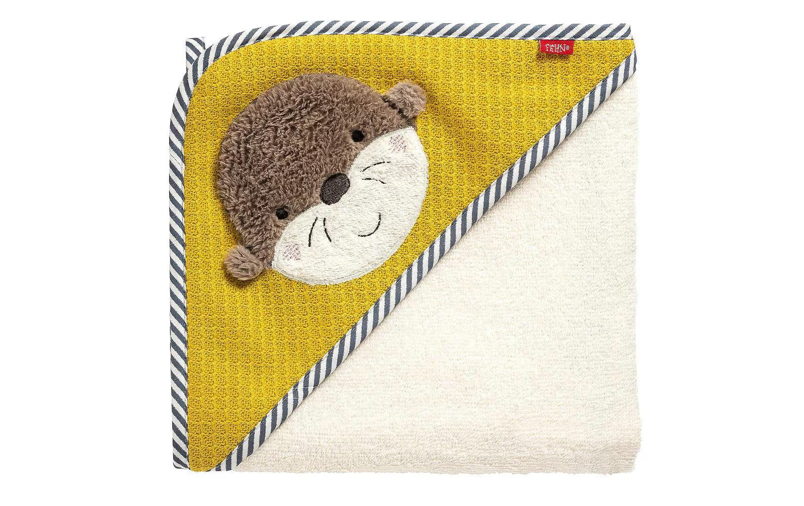 Fehn Kapuzenbadetuch Otter
