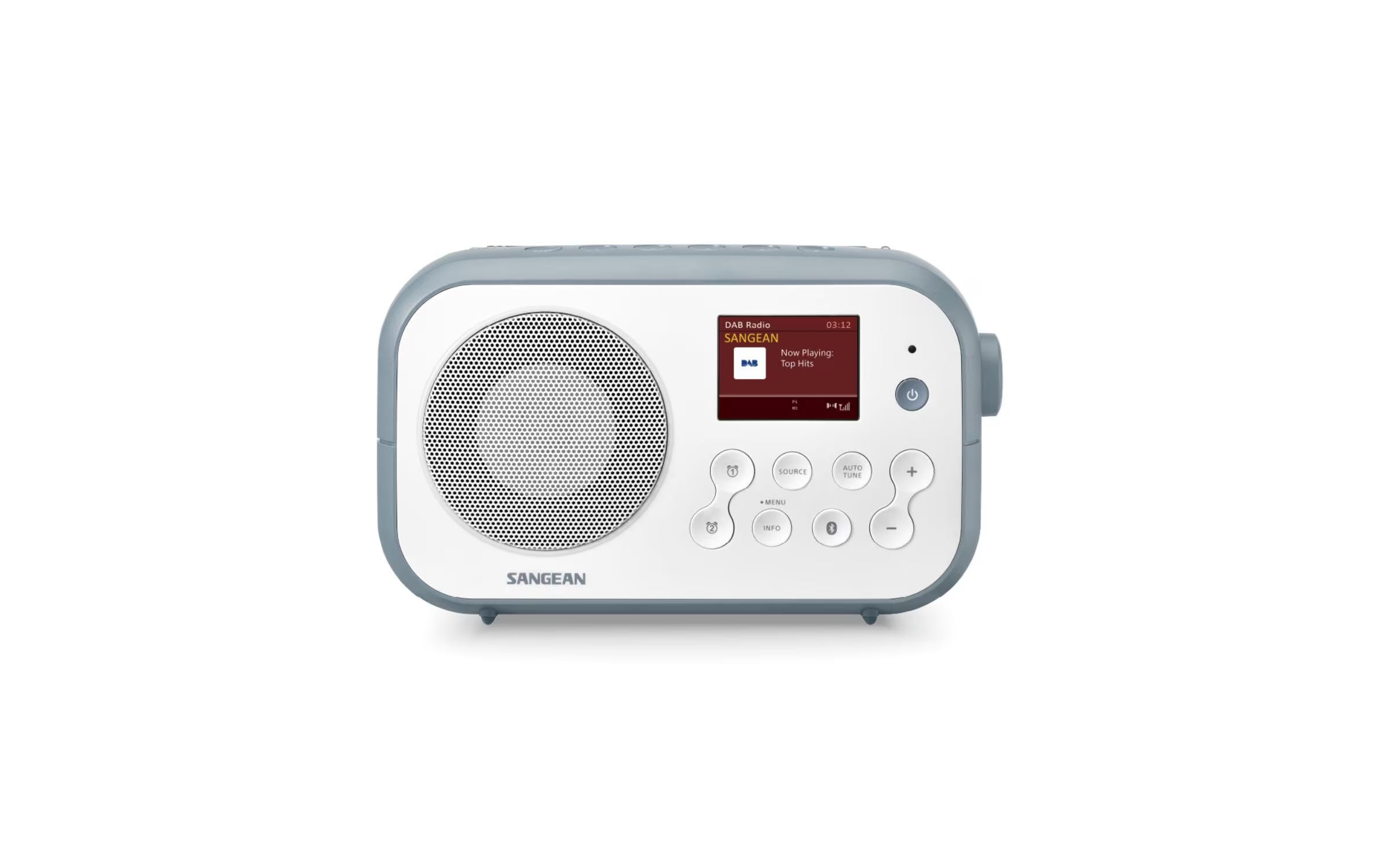 Sangean DPR-42BT White-Stone Blue
