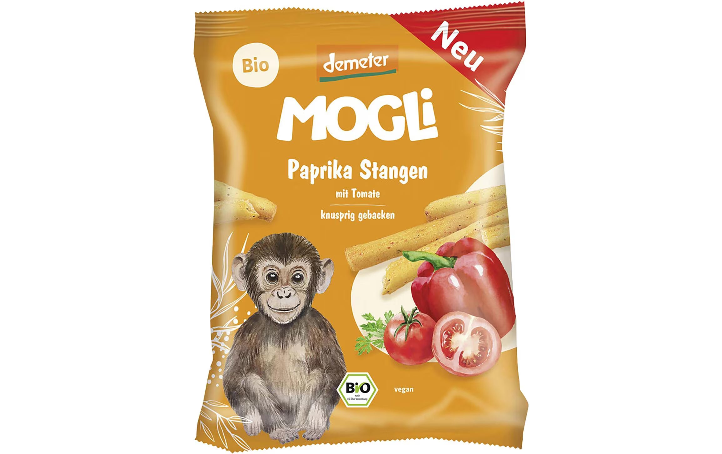 Mogli Paprika Stangen mit Tomate