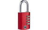 Zahlenschloss Aluminium YE3CB