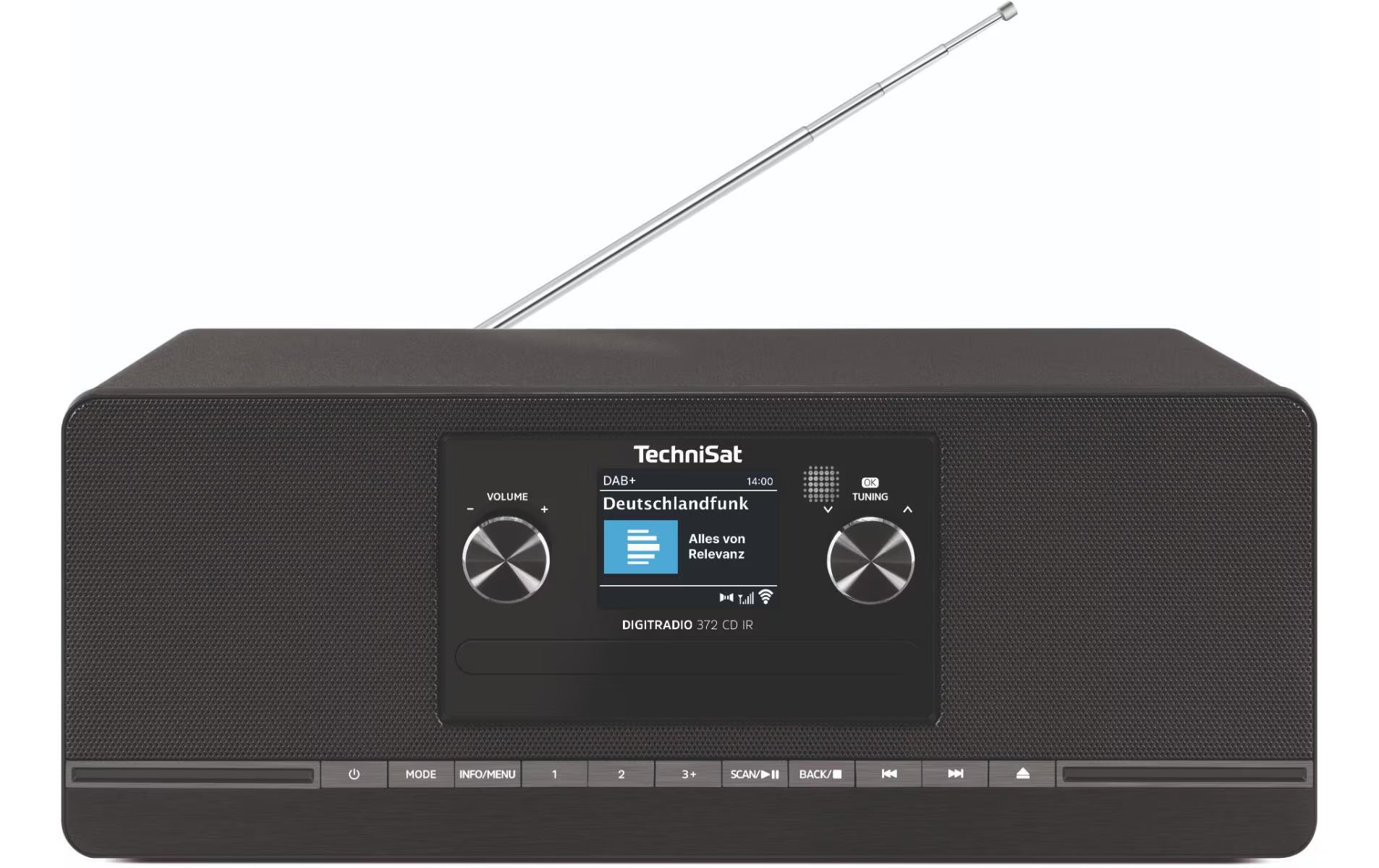 TechniSat DigitRadio 372 CD IR, silber