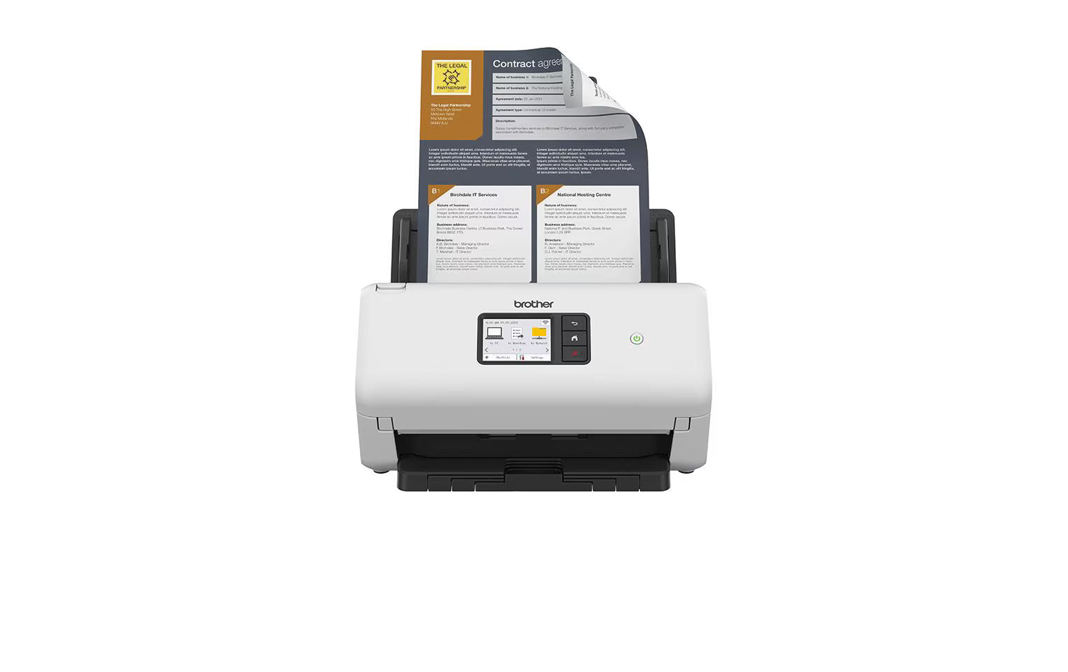 Brother ADS-4550W, USB,WLAN, LAN