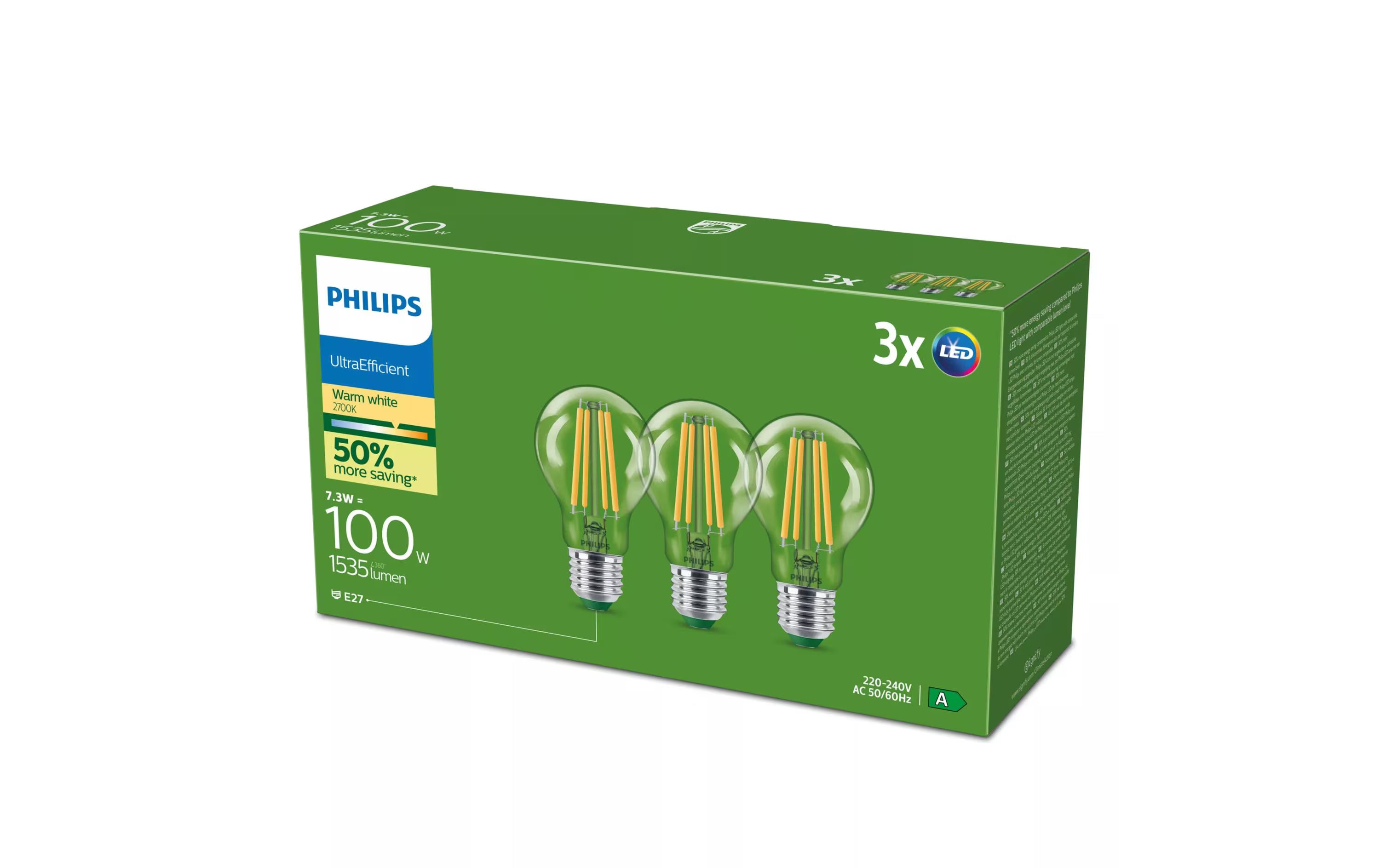 Philips LED CLA 3-er Pack