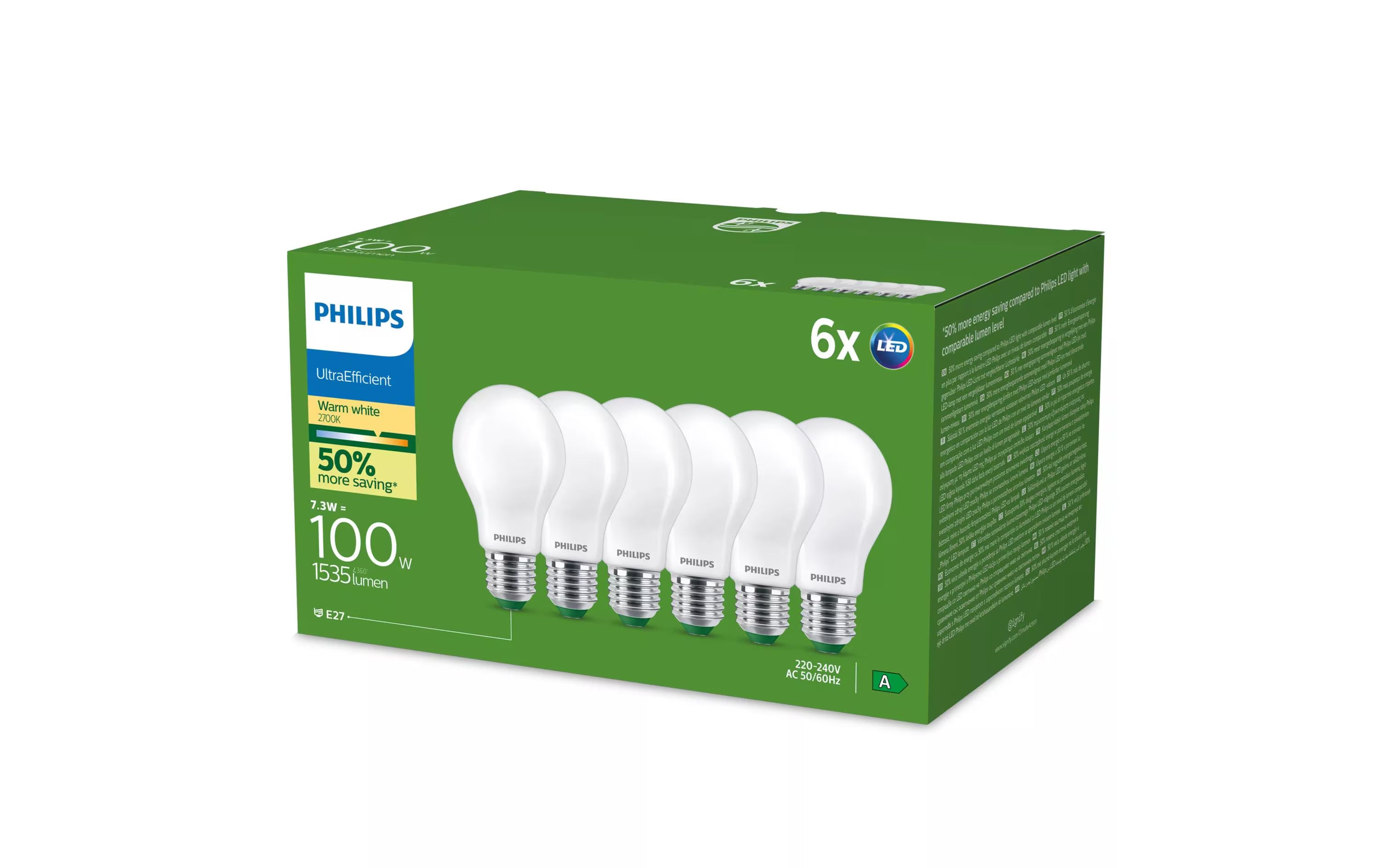 Philips LED CLA 6-er Pack