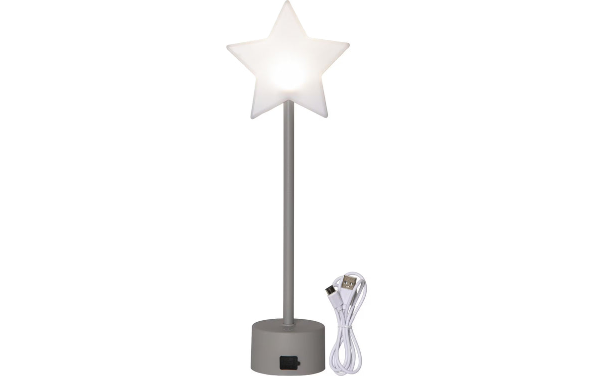 Tischstern Blizz Indoor, Grau, 40.00cm Höhe