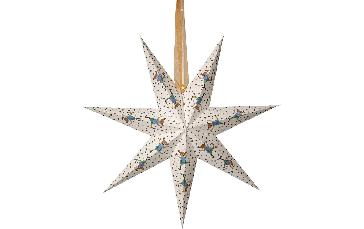 Stern PIPPI Indoor, Weiss, 60.00cm Höhe