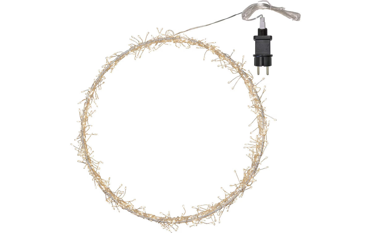 Kranz Bonfire Kranz Indoor, Weiss, 37cm