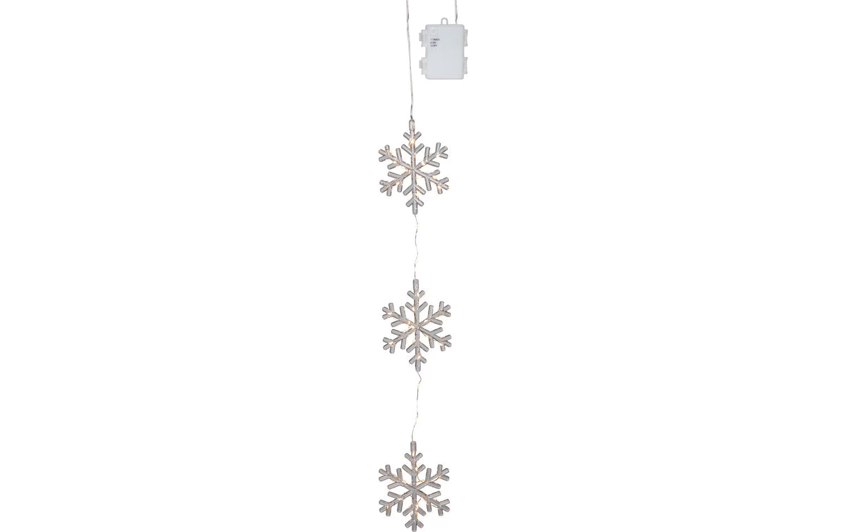 Outdoor Stina Snowflake Transparent, 58cm