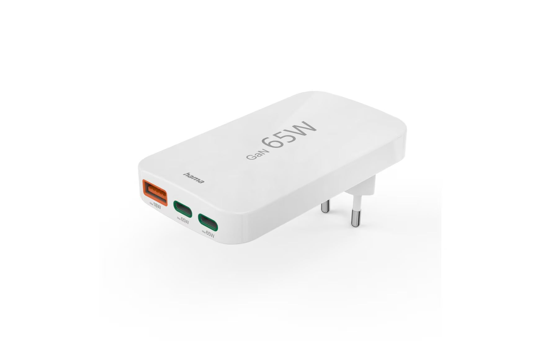 Hama Schnellladegerät, 2x USB-C, 1x USB-A