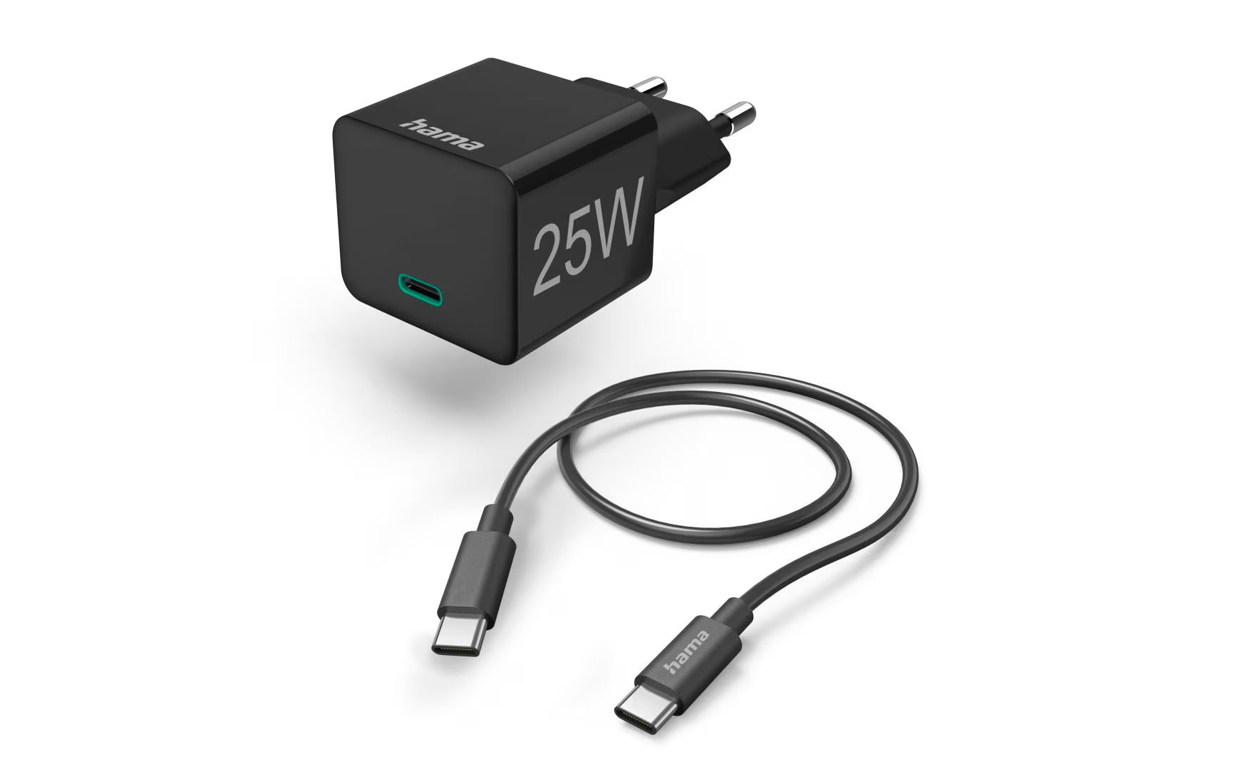 Hama Schnellladegerät Ladekabel USB-C