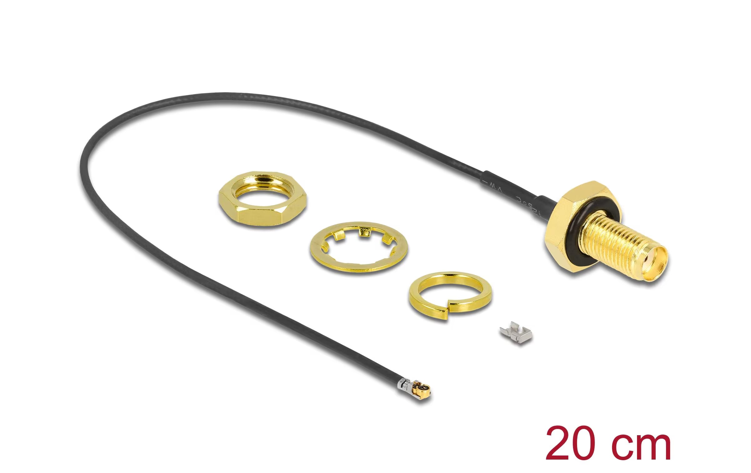 Delock Antennenkabel SMA Bu zu MHF 4L St