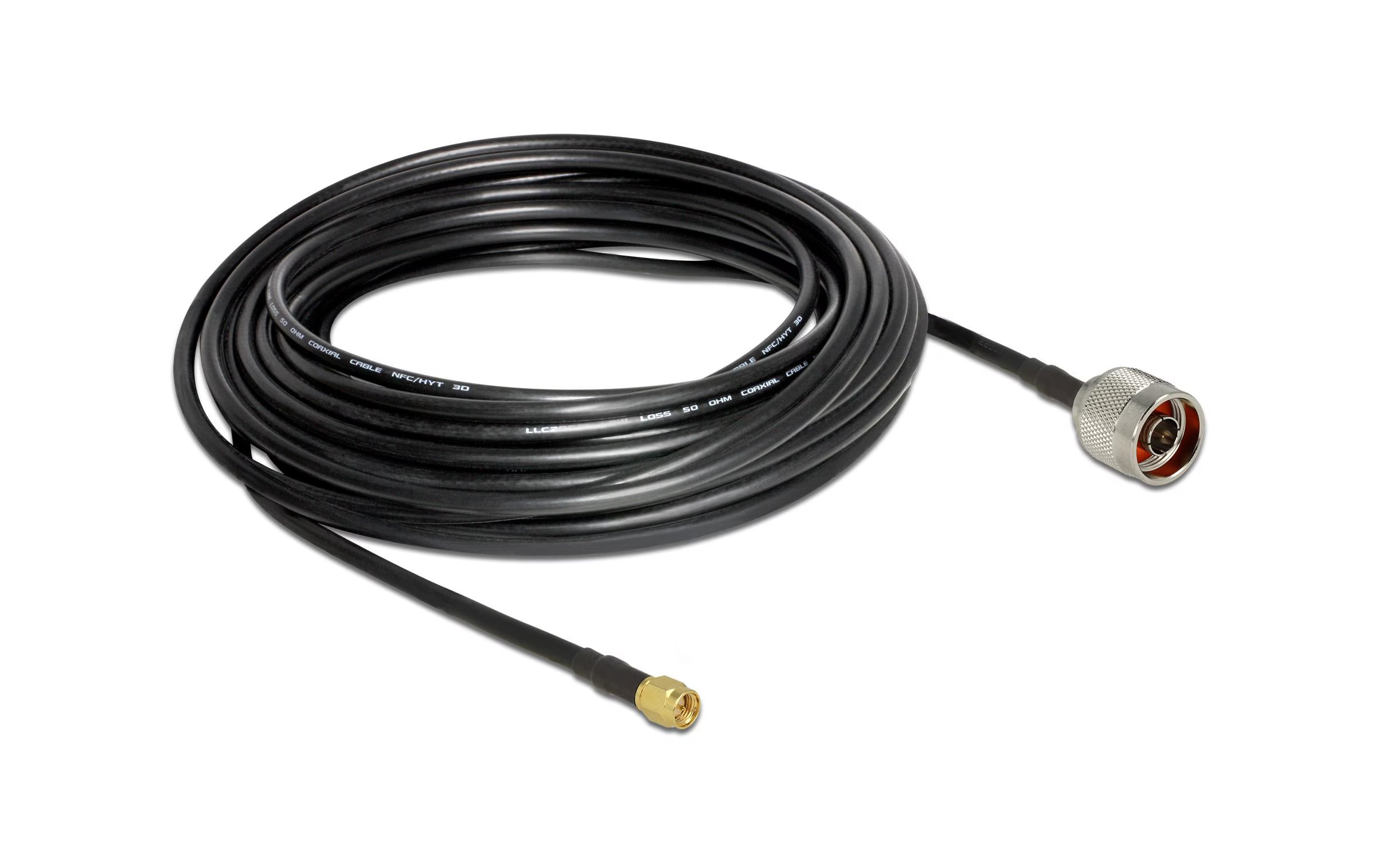 Delock Antennenkabel N St > SMA St 10 m