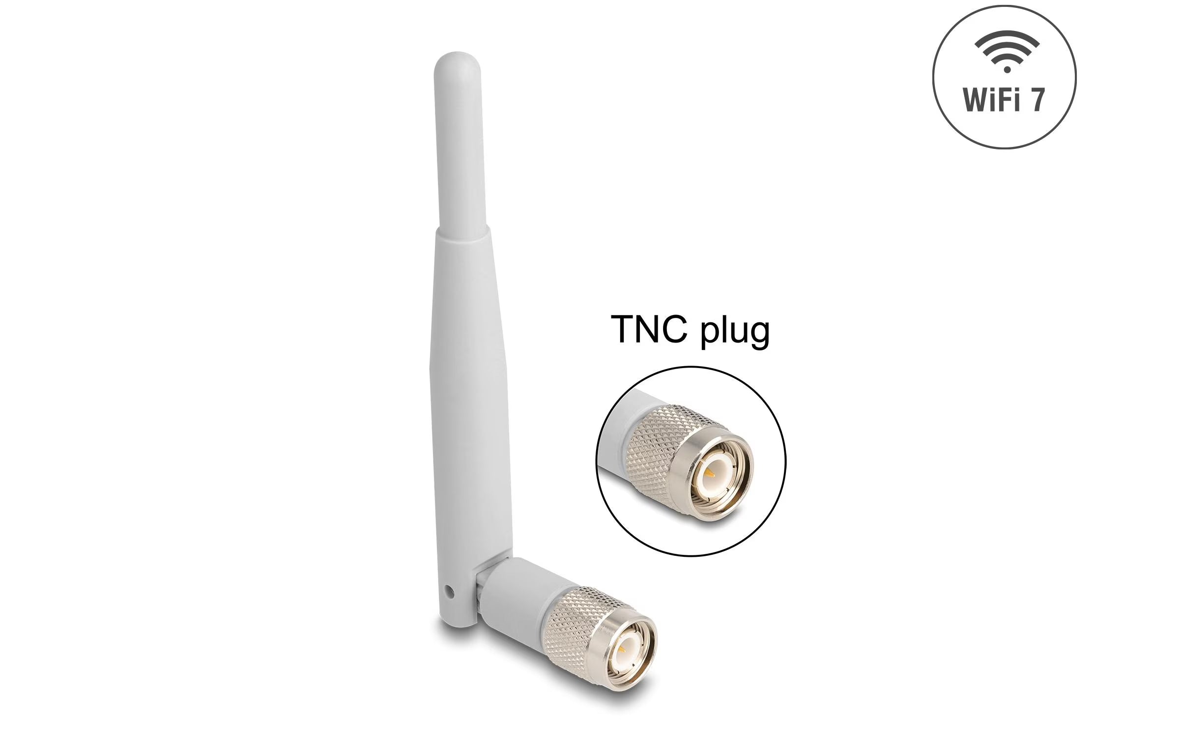 Delock WiFi 7 Antenne TNC Stecker 2 - 3 dBi