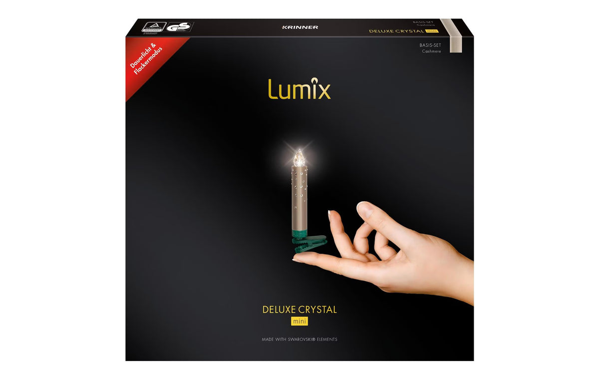LUMIX LED Baumkerze Superlight Crystal