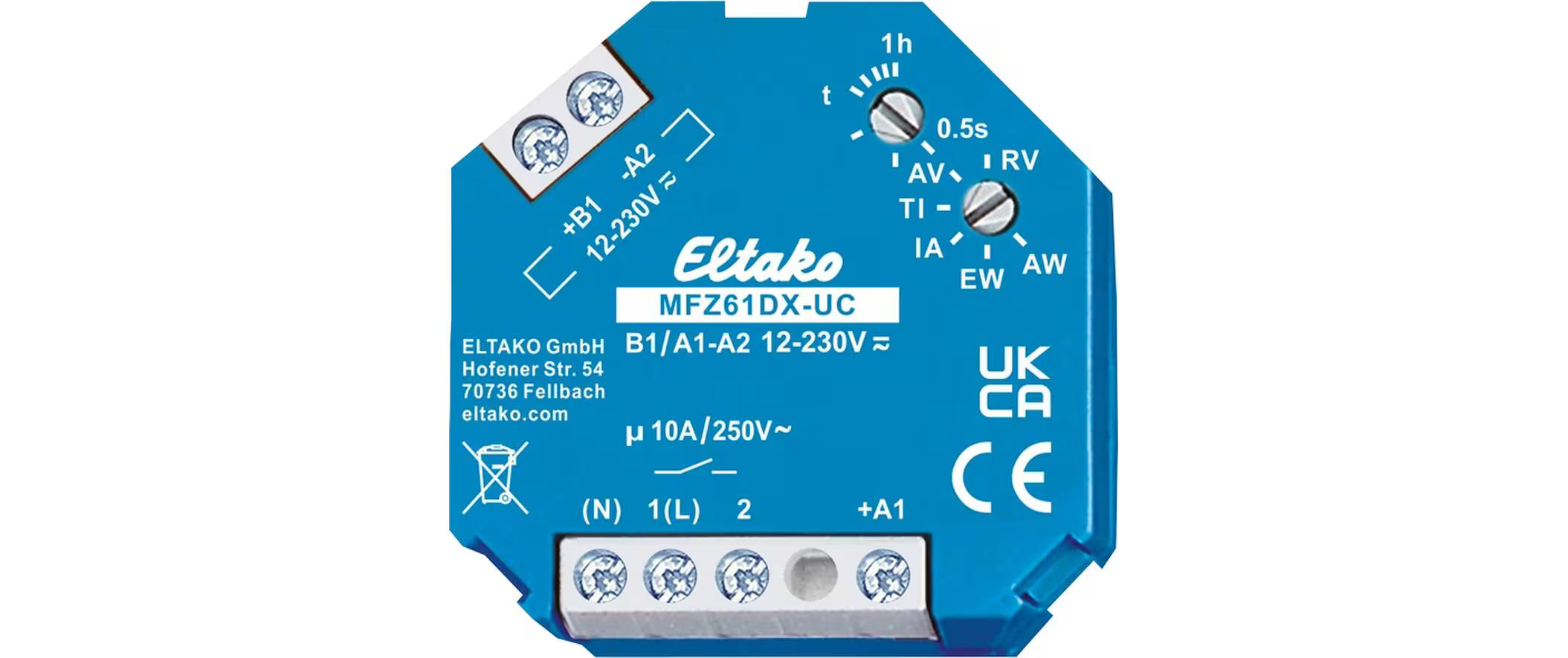 EB-Zeitrelais Eltako 8-230VUC 1S