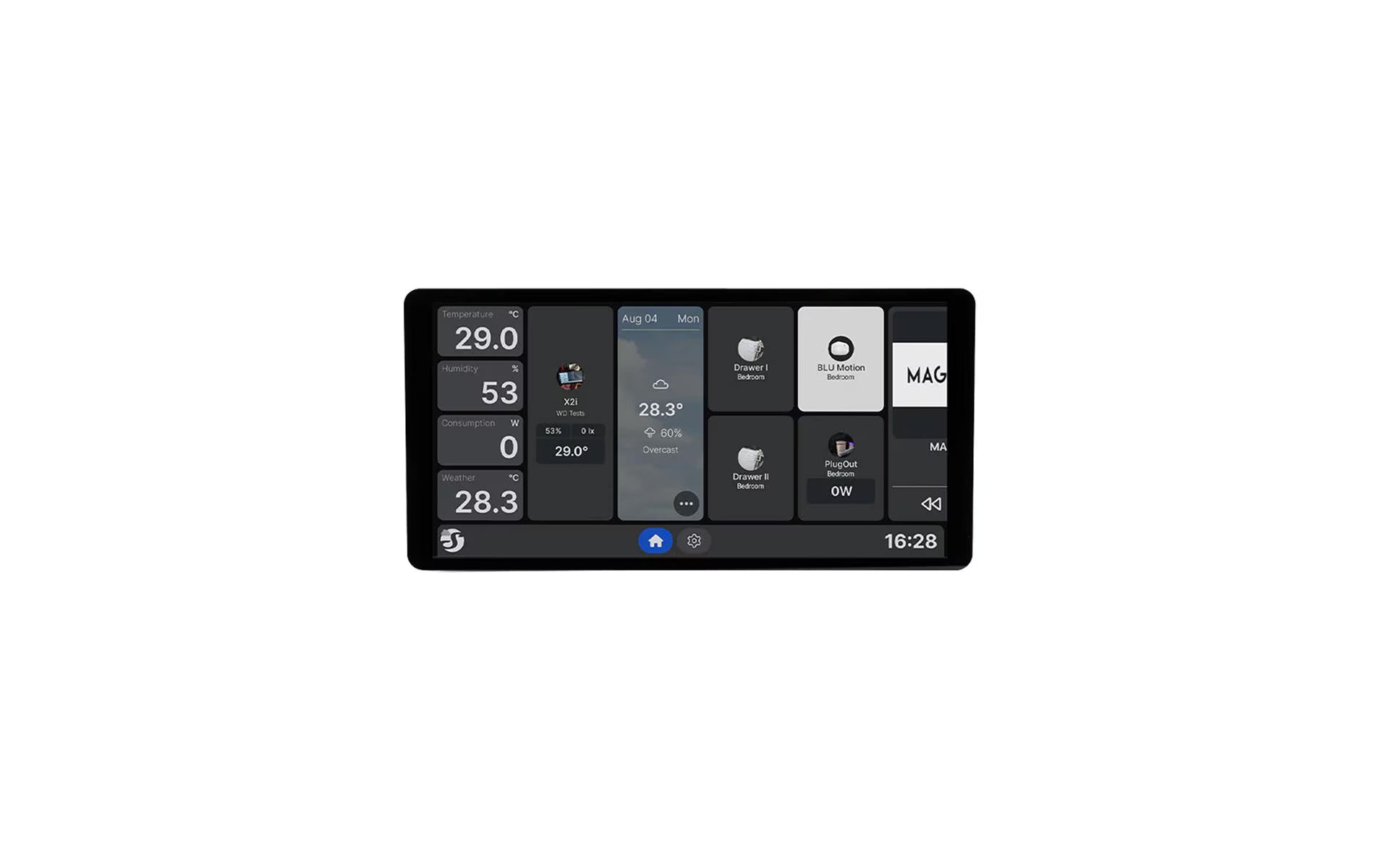 Shelly Android Wall Display2 Black