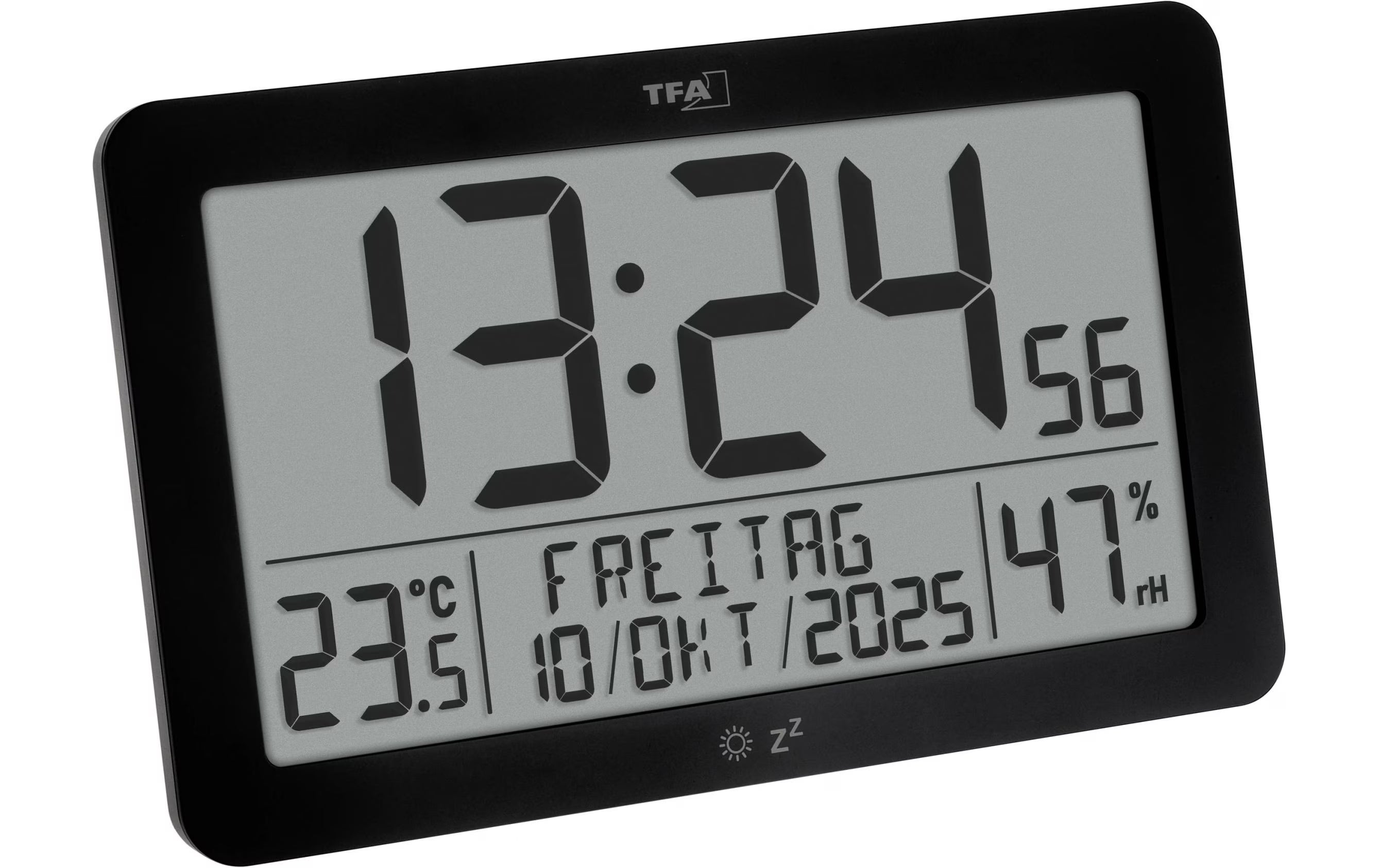 TFA Digitale Funkuhr mit Raumklima
