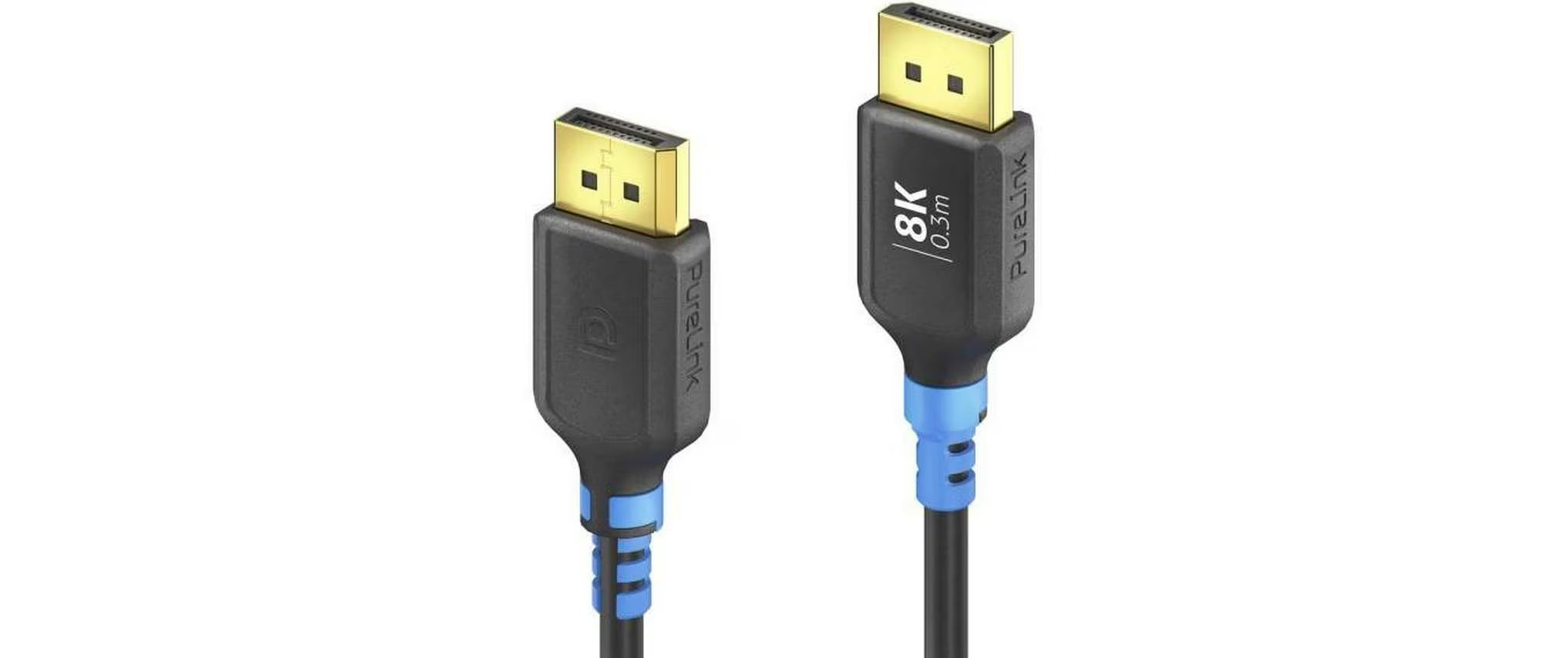 FlexInstall DisplpayPort Kabel 8K, 0.3m