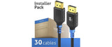 FlexInstall DP Kabel 8K, 2.0m, 30 Stk