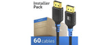 FlexInstall DP Kabel 8K, 0.5m, 60 Stk