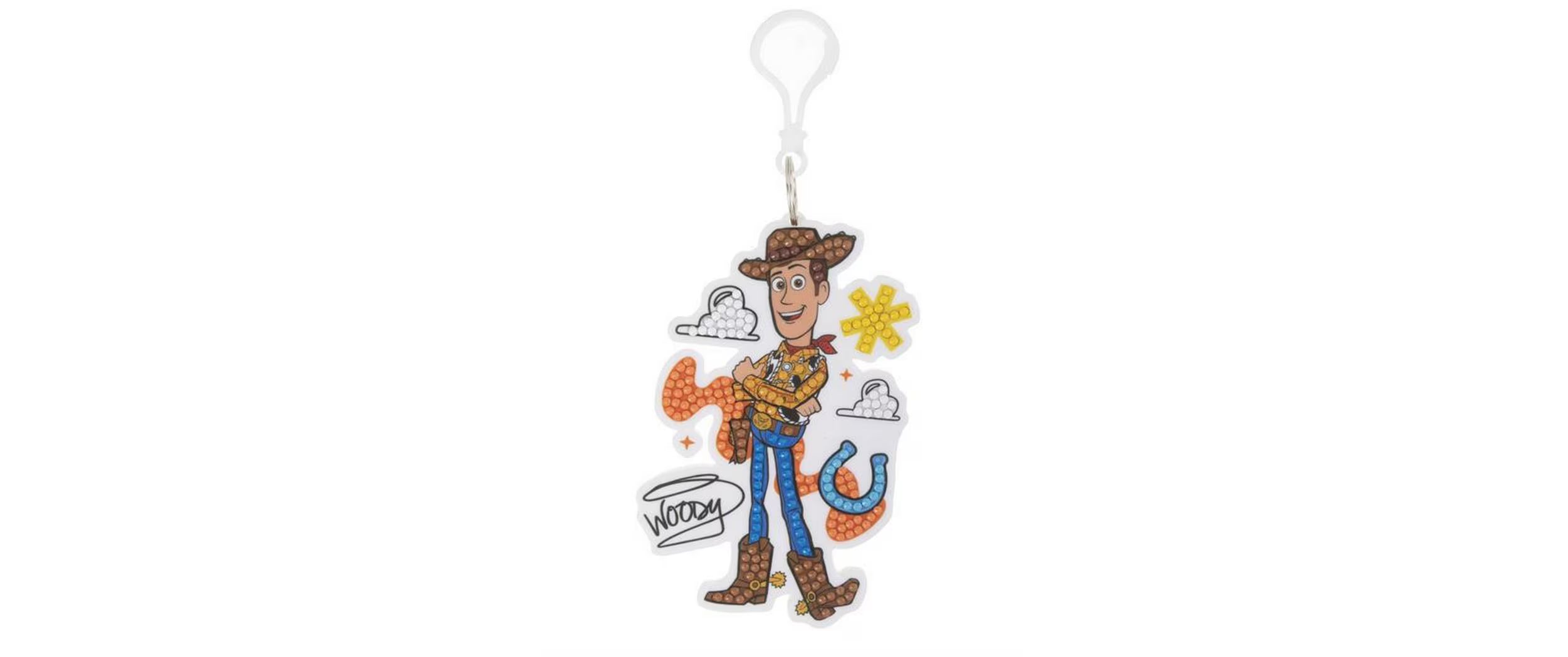 Woody Crystal Art Bag Charm