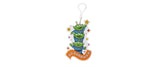 Aliens Crystal Art Bag Charm