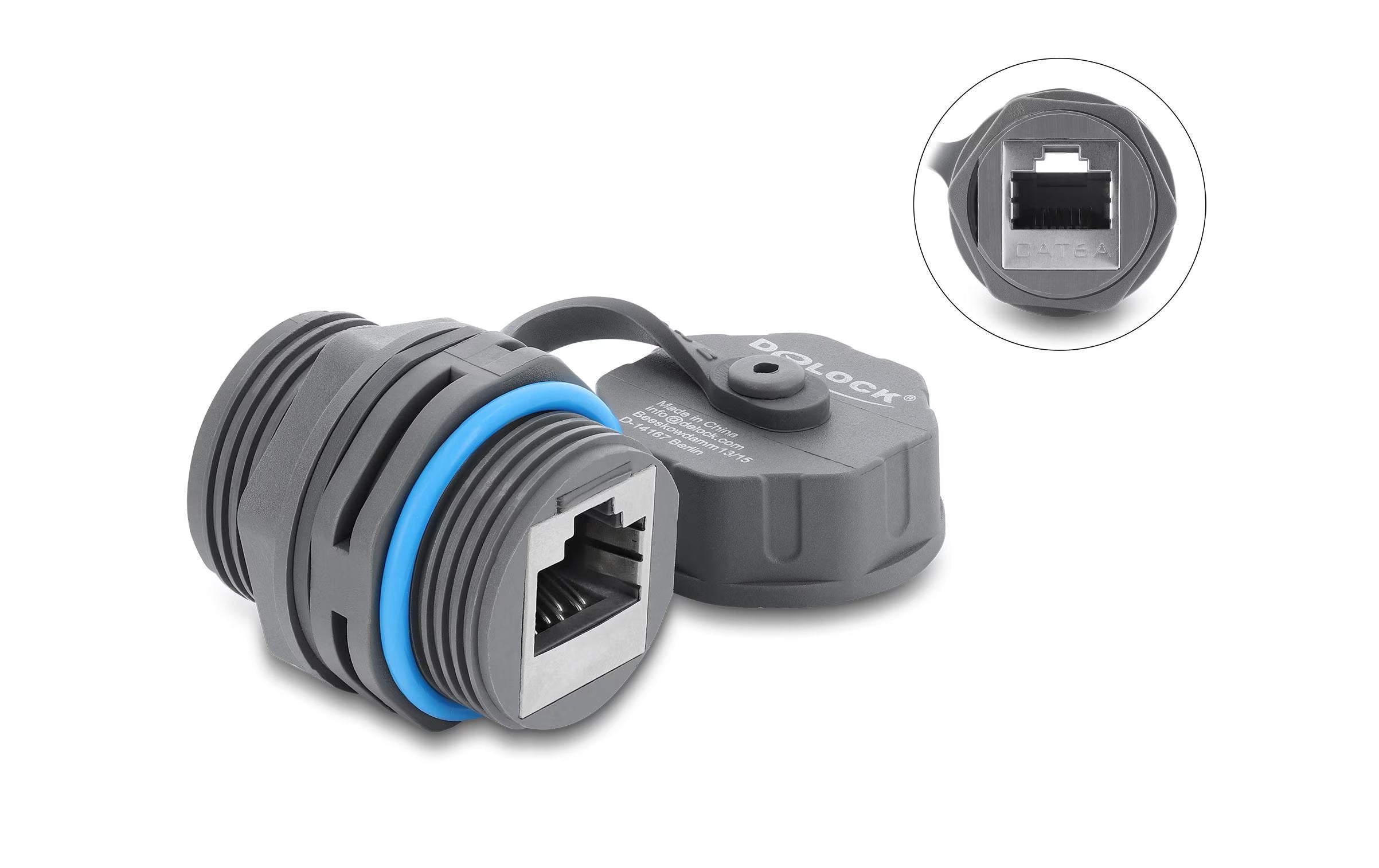 Delock Kabelverbinder RJ45 zu RJ45 Cat.6A