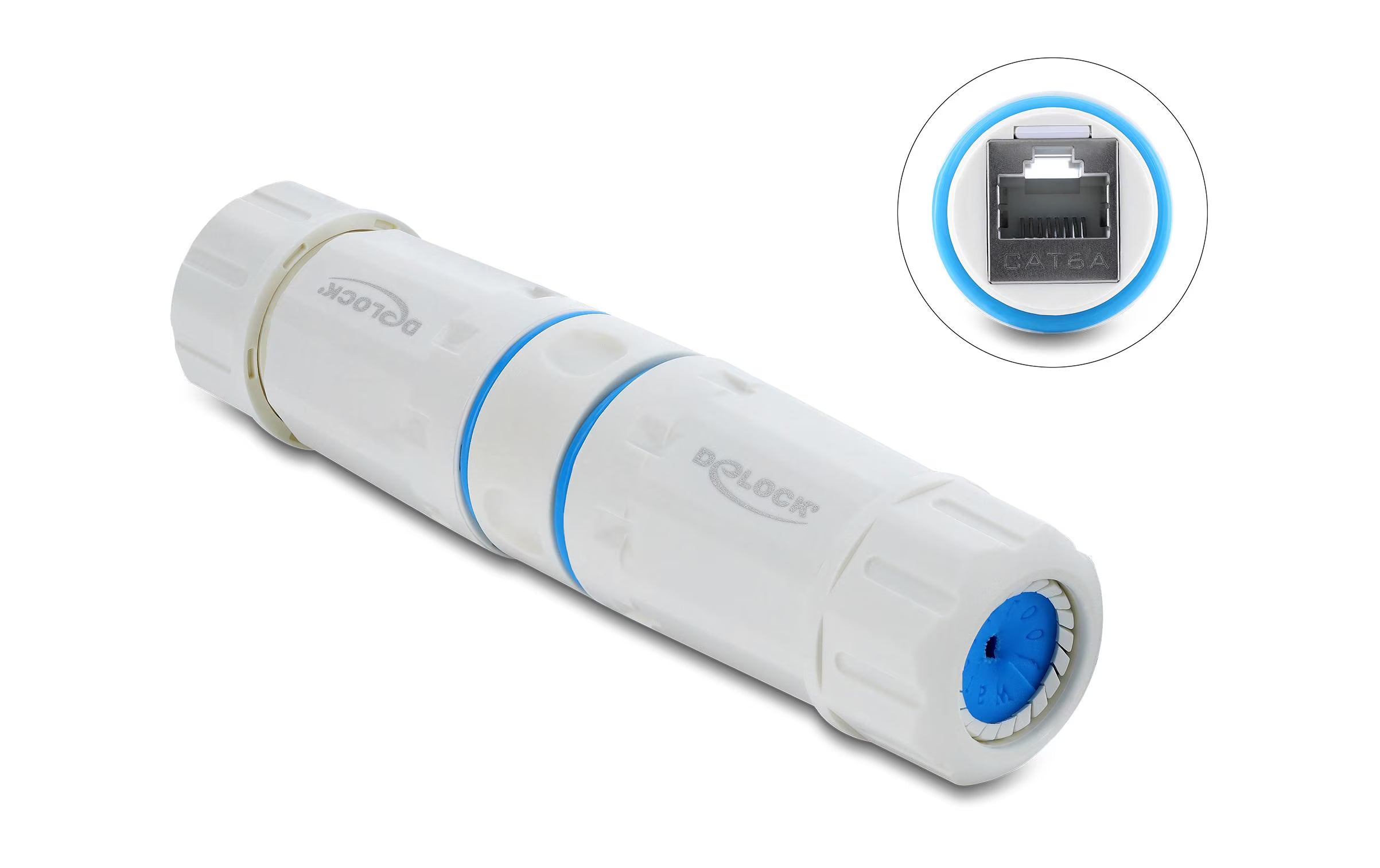 Delock Kabelverbinder RJ45 zu RJ45 Cat.6A