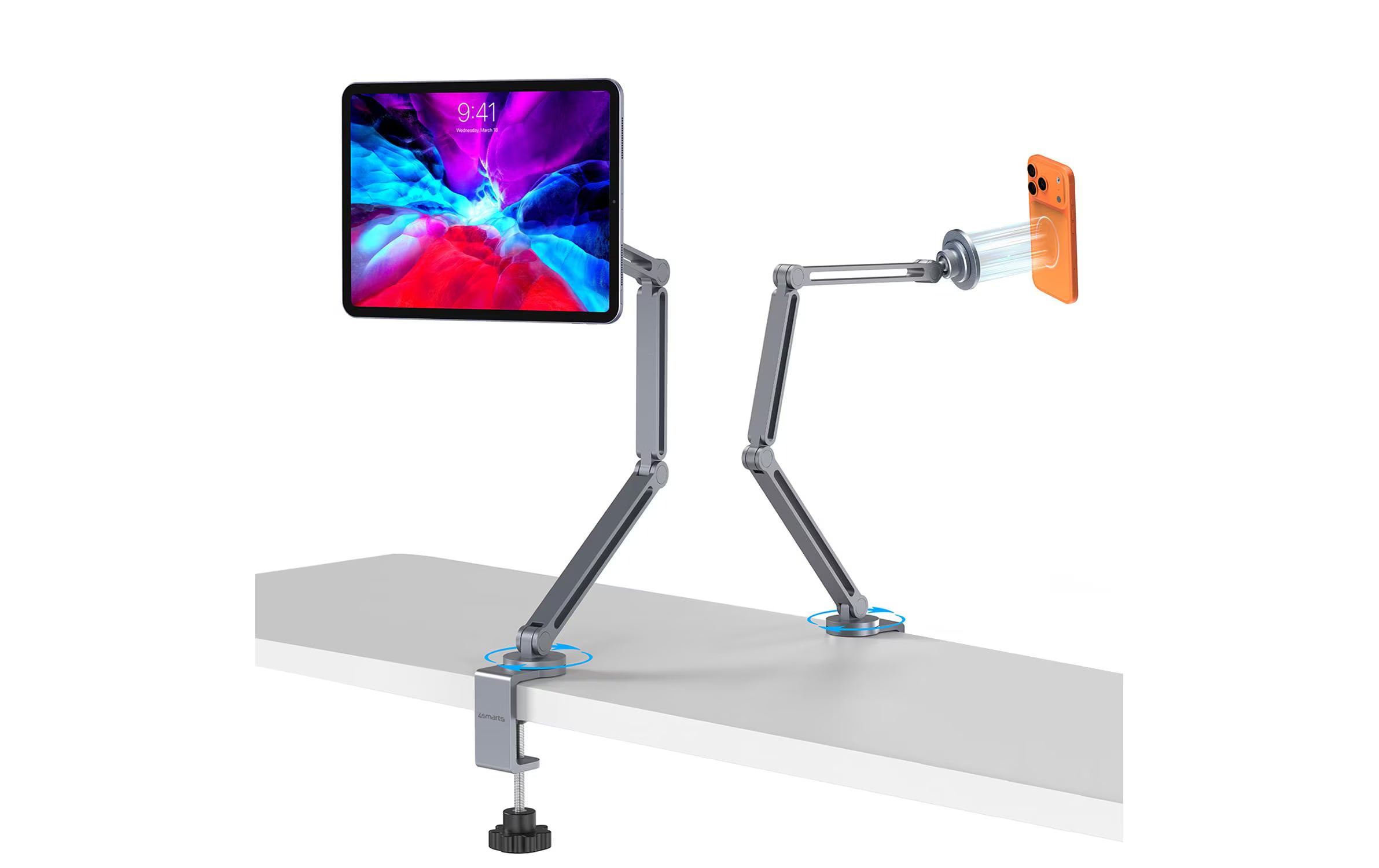 4SMARTS Halterung ErgoPro Desk Clamp, Grau