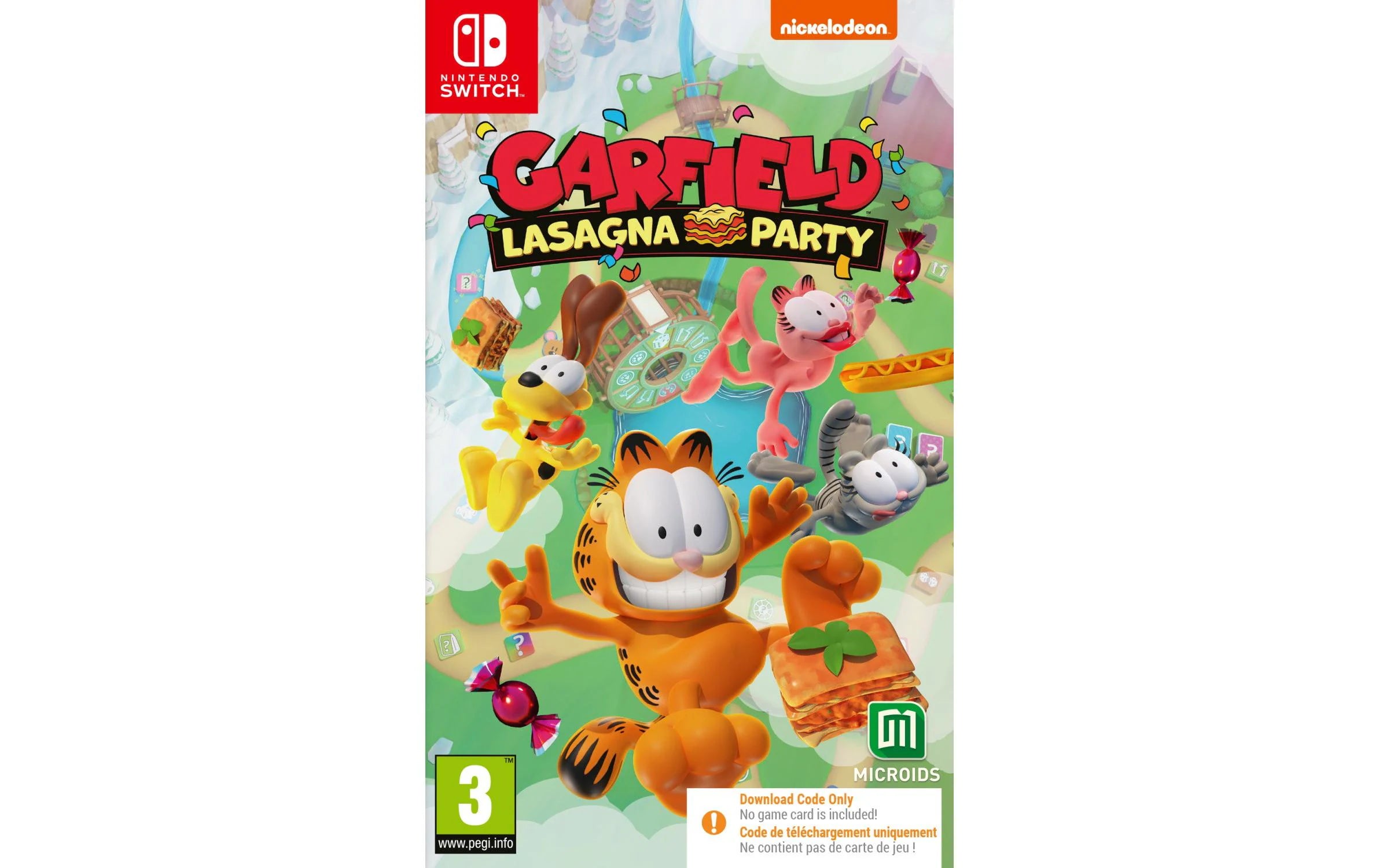 Garfield Lasagna Party, Switch