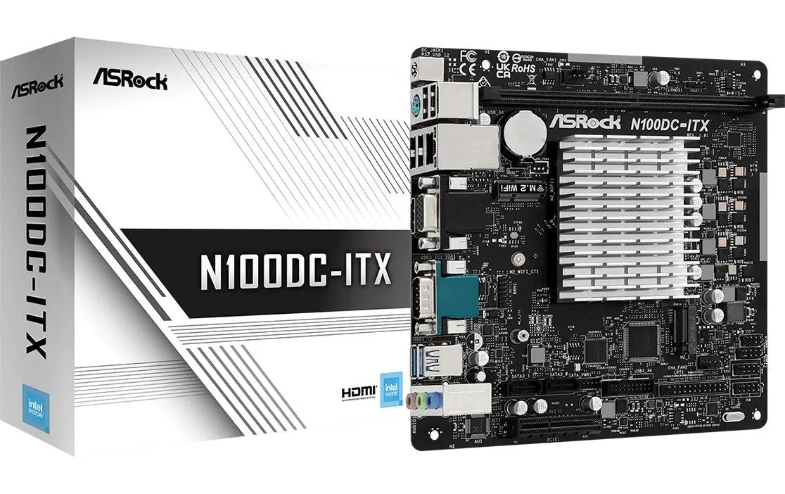 ASRock N100DC-ITX, m-ITX, Intel Quad N100