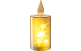 Leonardo GK/LED Kerze Riposa 21 gold