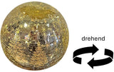 Dameco LED Glas Crackle Kugel