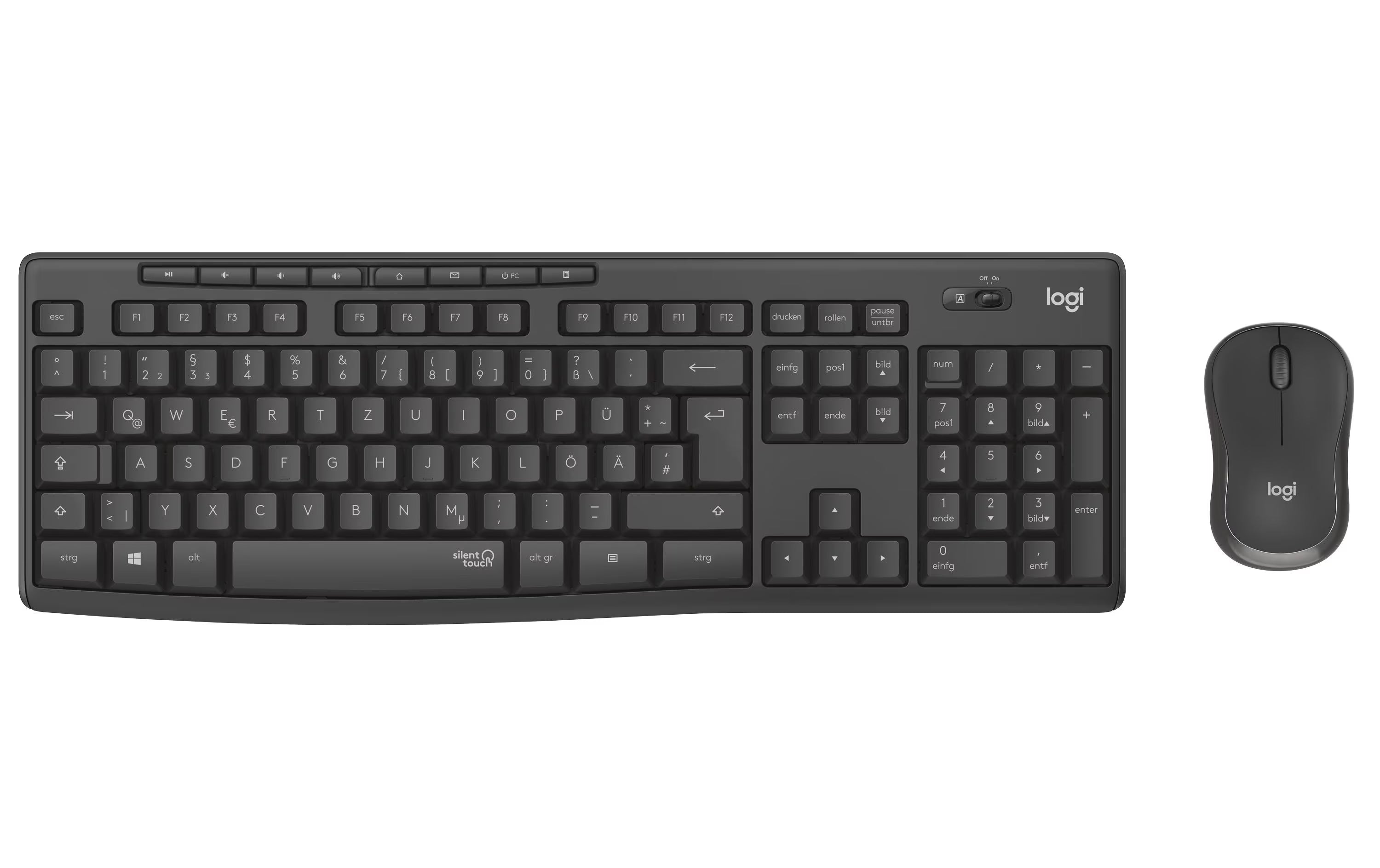 Logitech MK295 silent Desktop DE- Layout