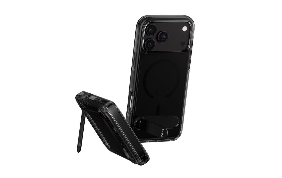 CARE Kickstand Case, Smokey - MagSafe (B)