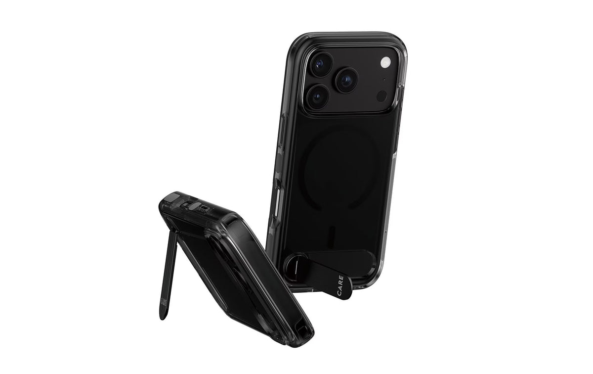 CARE Kickstand Case, Smokey - MagSafe (B)