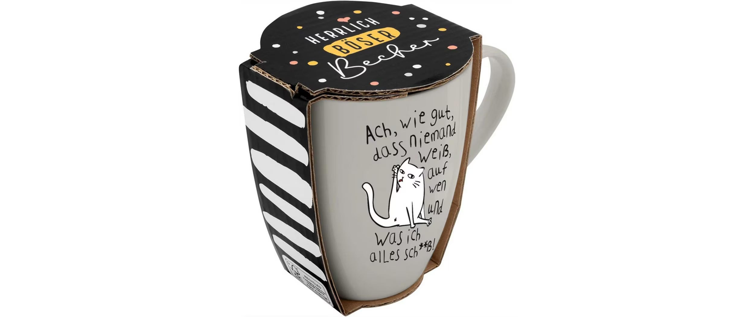 Sheepworld Becher Niemand Weiss