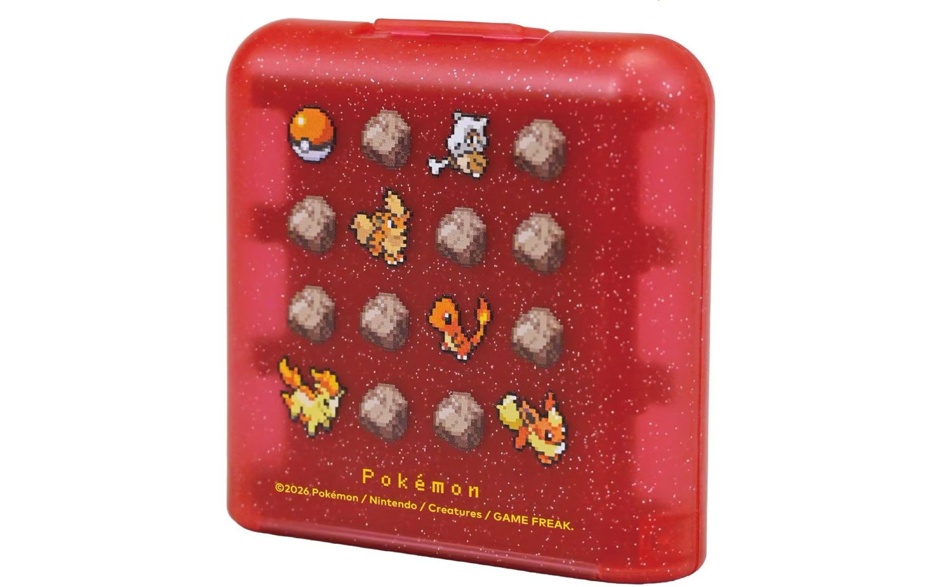 Switch 2 Game Card Case Pokémon red