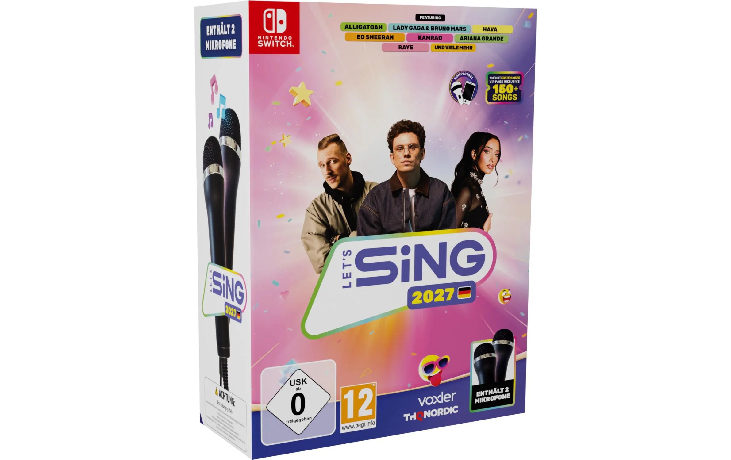 Let's Sing 2027 German Version + 2 Mics, Sw