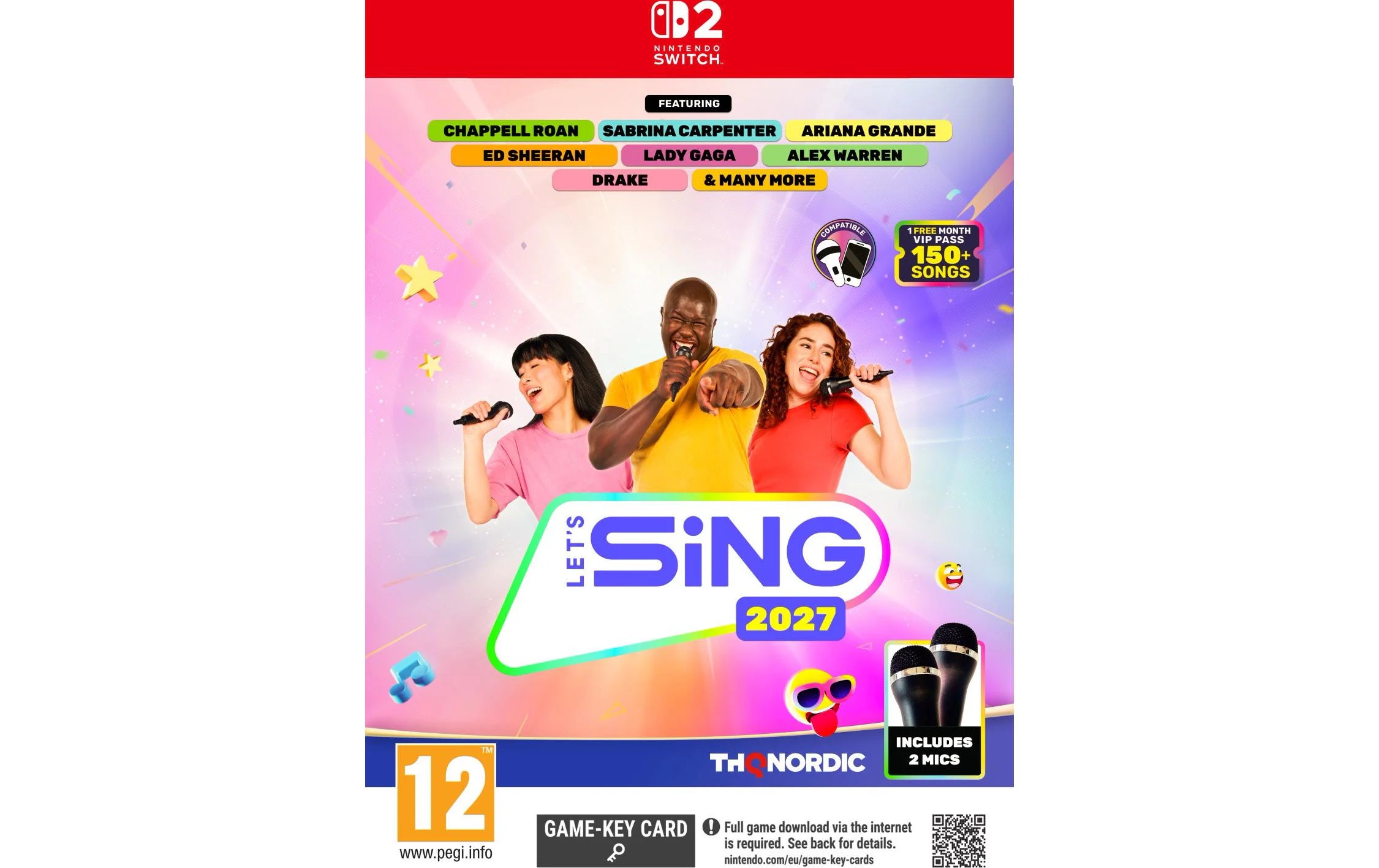 Let's Sing 2027 Int Version + 2 Mic, Sw2