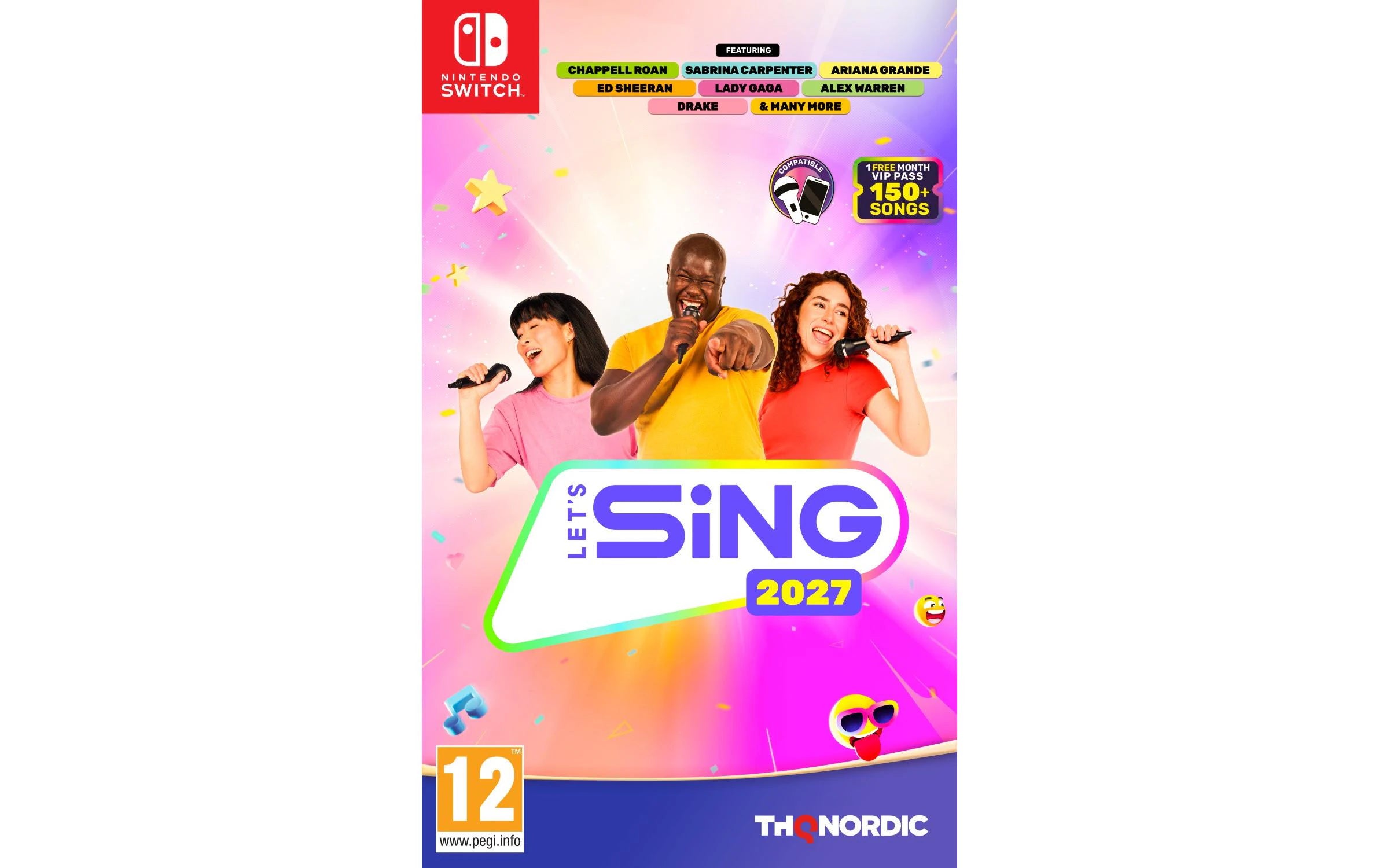 Let's Sing 2027 Int Version, Switch