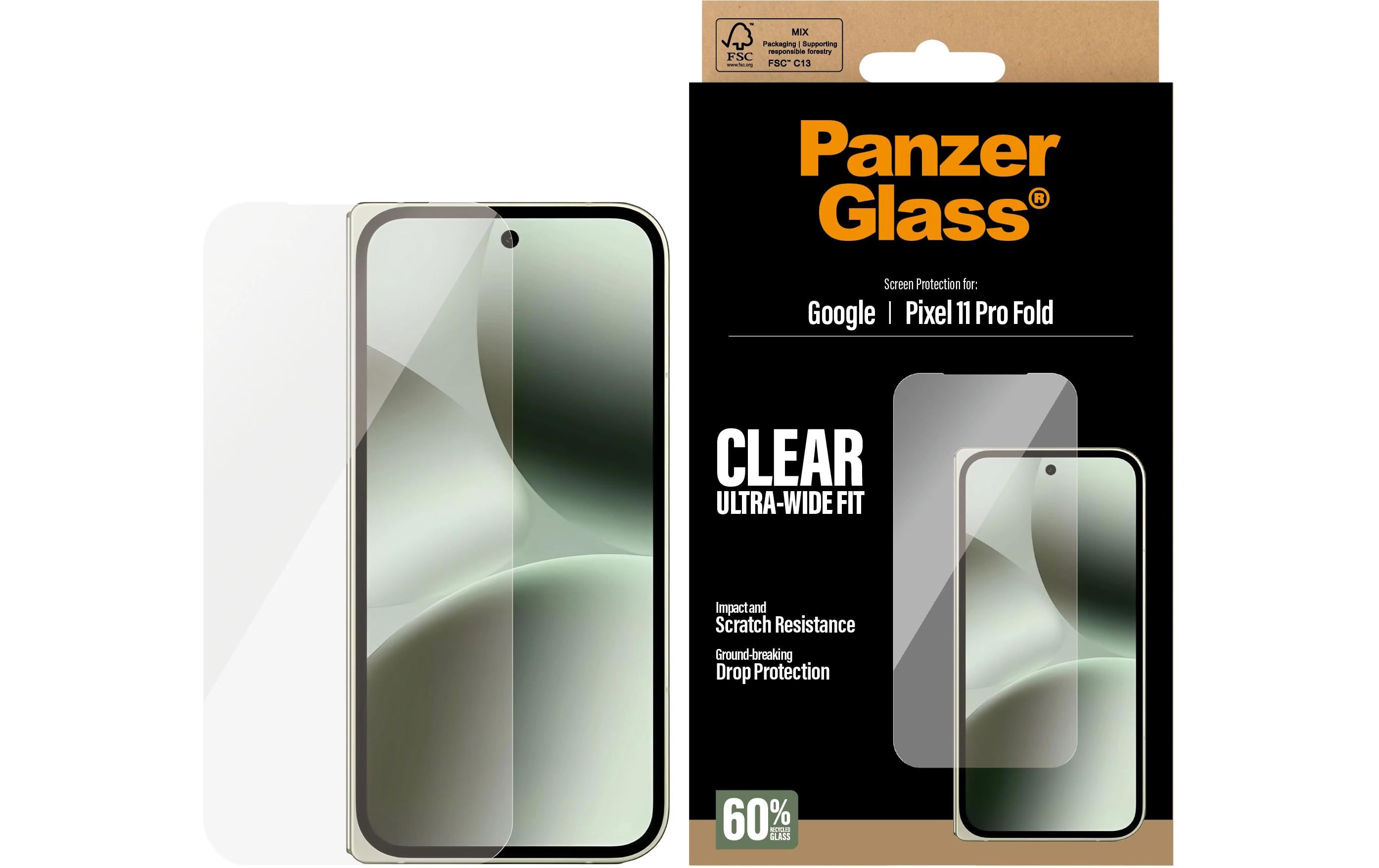 PANZERGLASS Clear Glass (Sub-Screen)