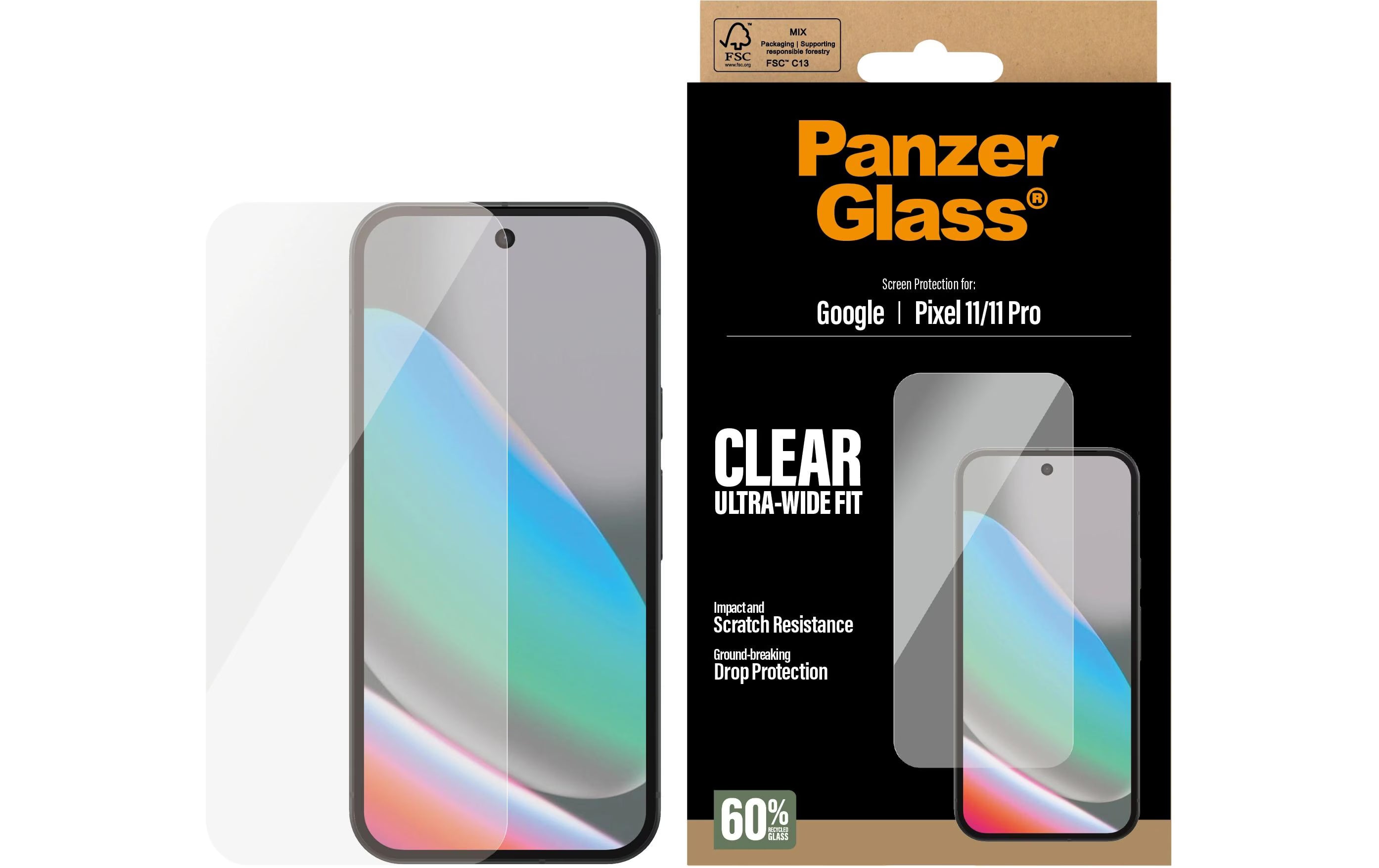 PANZERGLASS Clear Glass - UWF