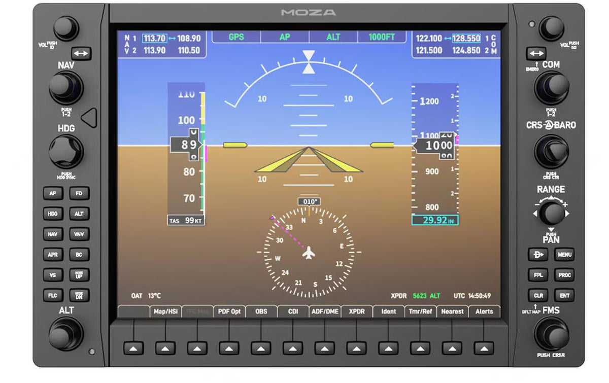 Moza Racing MGX1000 Instrument Panel
