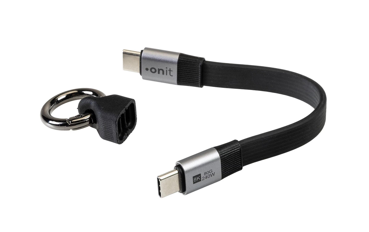 onit Schlüsselanhänger Flat USB-C black