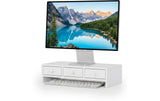 Relaxdays Monitorständer mit 3 Schubladen