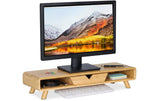 Relaxdays Monitorständer mit Schublade