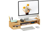Relaxdays Monitorständer mit Fächern