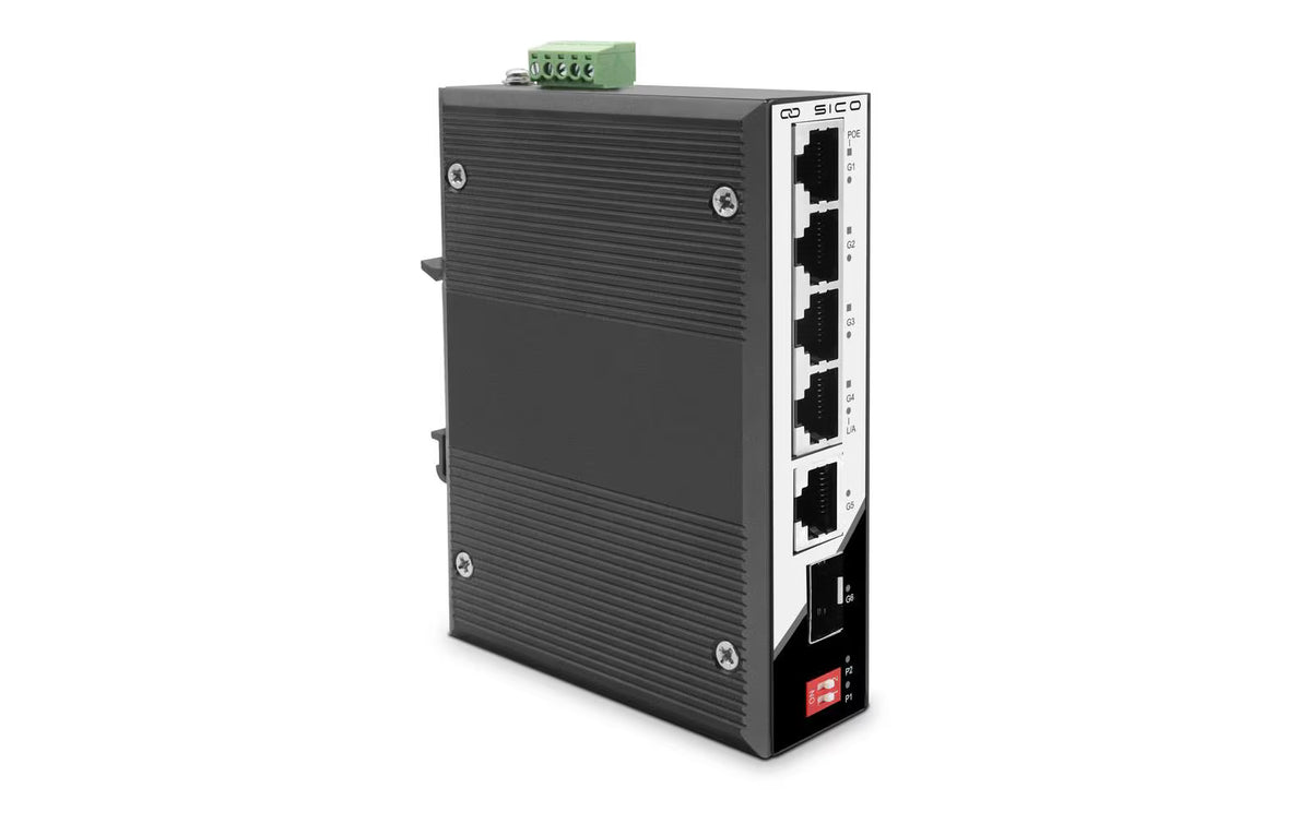 Sico SICO-6P-1T1F4P Industrie PoE Switch