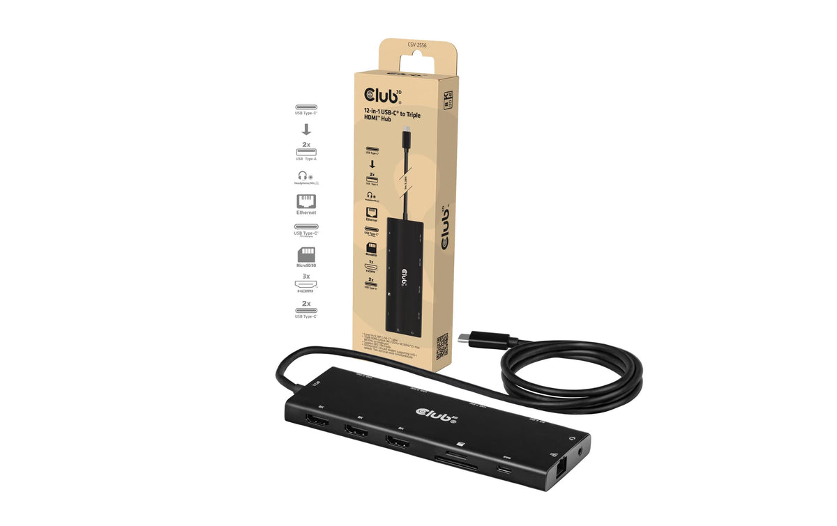 Club 3D DockingstationCSV-2556 Hub Type-C